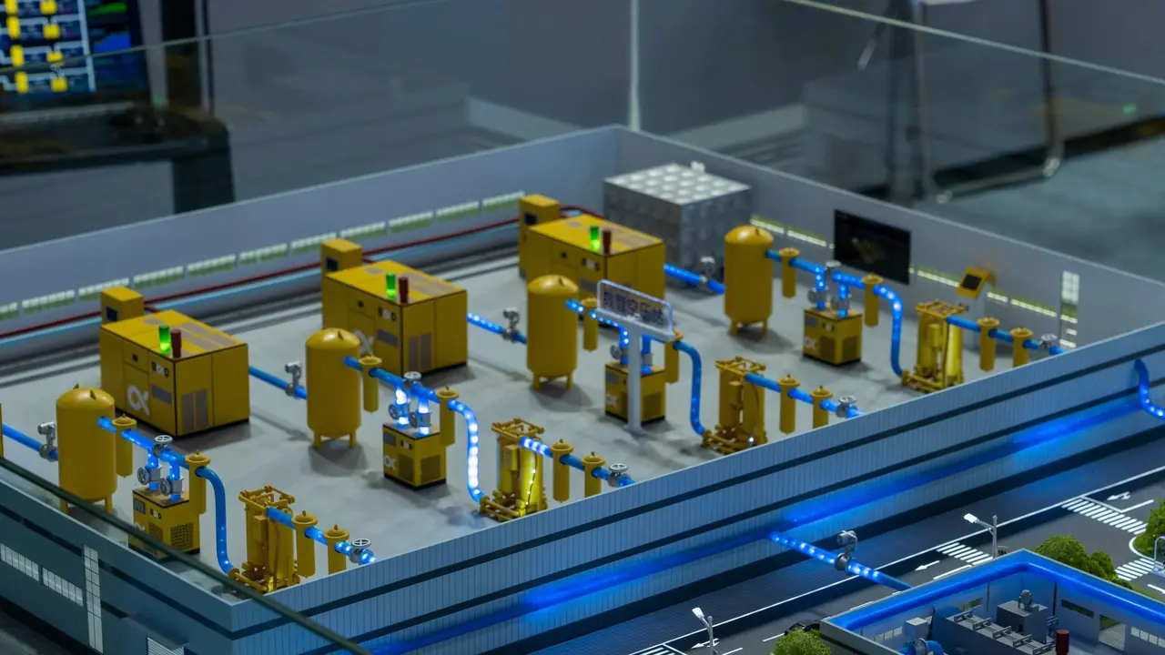 Ingénieur d’une PME industrielle devant un prototype
