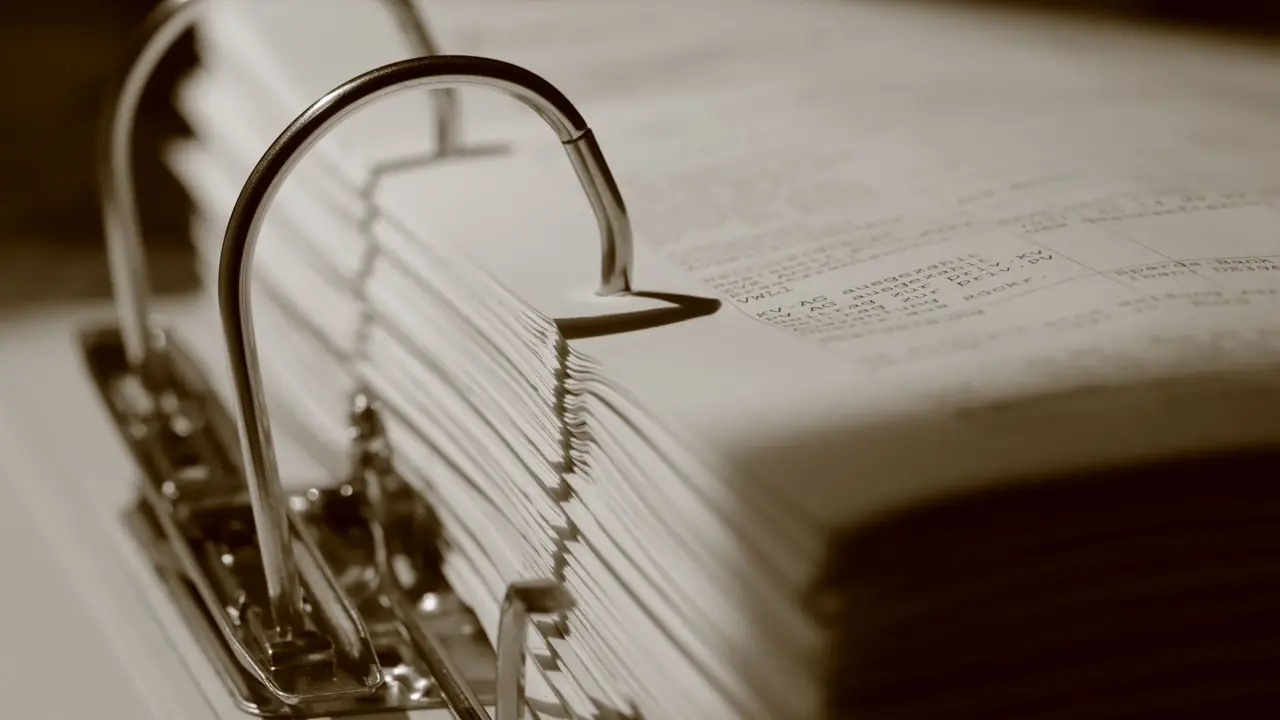 Rapport technique relié et dossiers