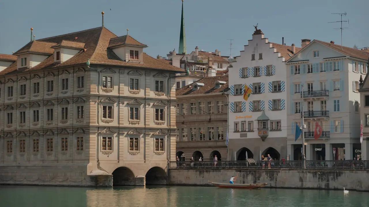 Vue de Zurich, en Suisse