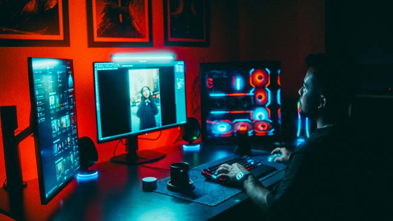 Développeurs d’un studio de jeux vidéo